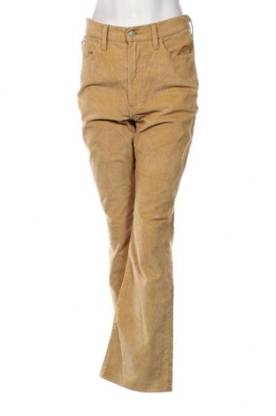 Pantaloni de velvet de femei Levi's, Mărime M, Culoare Bej, Preț 127,50 Lei
