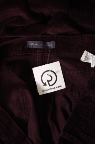 Γυναικείο κοτλέ παντελόνι Marks & Spencer, Μέγεθος XL, Χρώμα Βιολετί, Τιμή 6,18 €