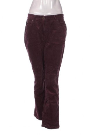 Pantaloni de velvet de femei Marks & Spencer, Mărime M, Culoare Mov, Preț 88,82 Lei