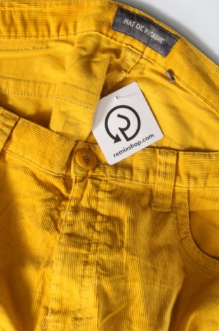 Γυναικείο κοτλέ παντελόνι Mat De Misaine, Μέγεθος XL, Χρώμα Κίτρινο, Τιμή 8,91 €