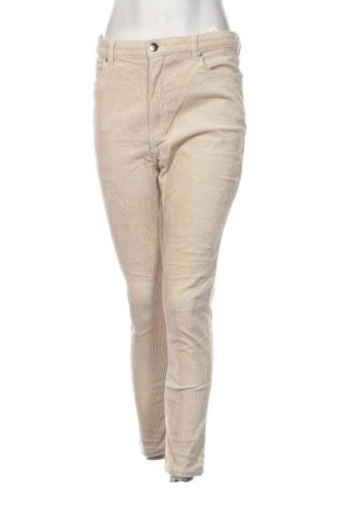 Γυναικείο κοτλέ παντελόνι Monki, Μέγεθος M, Χρώμα Εκρού, Τιμή 3,71 €