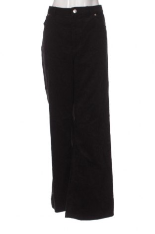 Pantaloni de velvet de femei Monki, Mărime XL, Culoare Negru, Preț 41,12 Lei