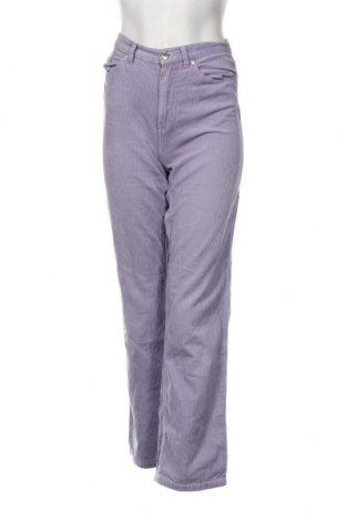 Pantaloni de velvet de femei Monki, Mărime XS, Culoare Mov, Preț 37,01 Lei