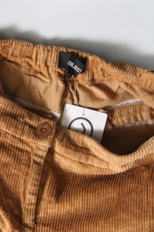 Pantaloni de velvet de femei Object, Mărime M, Culoare Maro, Preț 13,49 Lei