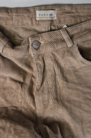 Γυναικείο κοτλέ παντελόνι Para Mi, Μέγεθος M, Χρώμα  Μπέζ, Τιμή 2,54 €