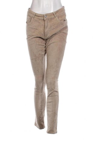 Pantaloni de velvet de femei Para Mi, Mărime M, Culoare Bej, Preț 13,49 Lei