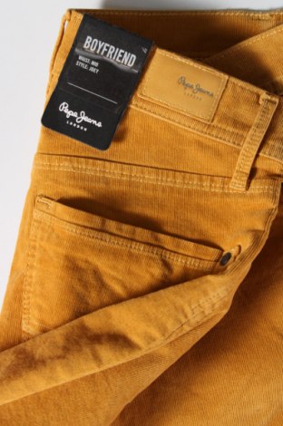 Γυναικείο κοτλέ παντελόνι Pepe Jeans, Μέγεθος XS, Χρώμα Κίτρινο, Τιμή 24,12 €