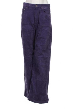 Γυναικείο κοτλέ παντελόνι Pull&Bear, Μέγεθος M, Χρώμα Βιολετί, Τιμή 8,07 €