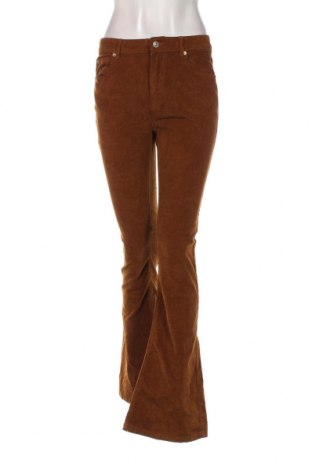 Γυναικείο κοτλέ παντελόνι Pull&Bear, Μέγεθος M, Χρώμα Καφέ, Τιμή 17,94 €