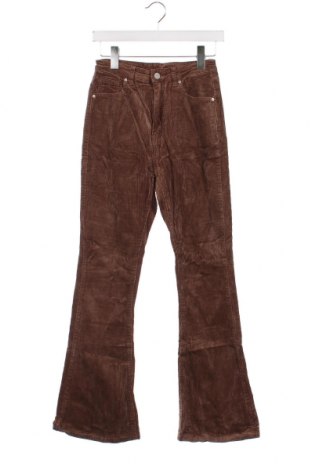 Γυναικείο κοτλέ παντελόνι SHEIN, Μέγεθος XS, Χρώμα Καφέ, Τιμή 6,82 €