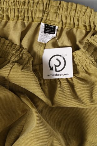 Pantaloni de velvet de femei SHEIN, Mărime L, Culoare Verde, Preț 29,57 Lei