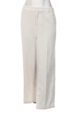 Pantaloni de velvet de femei Sora, Mărime L, Culoare Ecru, Preț 47,70 Lei
