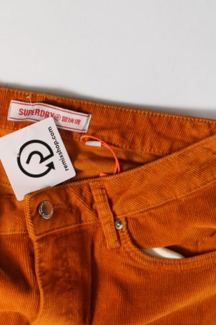 Pantaloni de velvet de femei Superdry, Mărime M, Culoare Galben, Preț 188,29 Lei