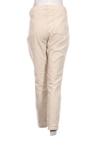 Pantaloni de velvet de femei Suzanne Grae, Mărime L, Culoare Bej, Preț 26,97 Lei