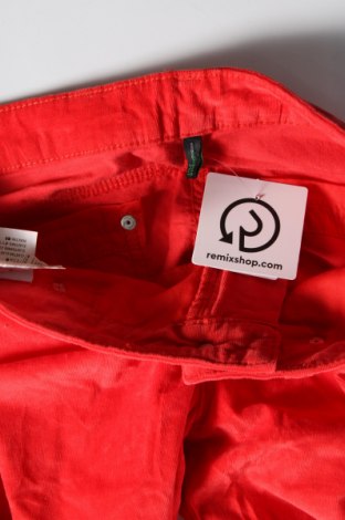 Damen Cordhose United Colors Of Benetton, Größe L, Farbe Rot, Preis € 11,41
