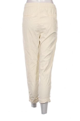 Pantaloni de velvet de femei United Colors Of Benetton, Mărime M, Culoare Ecru, Preț 134,87 Lei