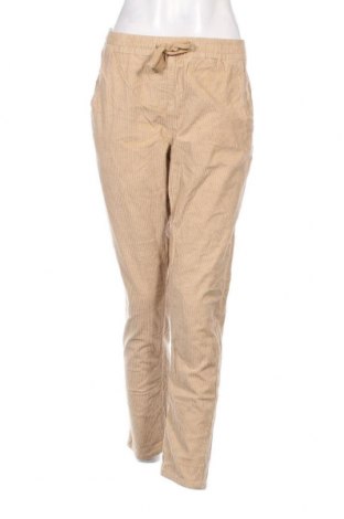 Pantaloni de velvet de femei Up 2 Fashion, Mărime L, Culoare Bej, Preț 33,39 Lei