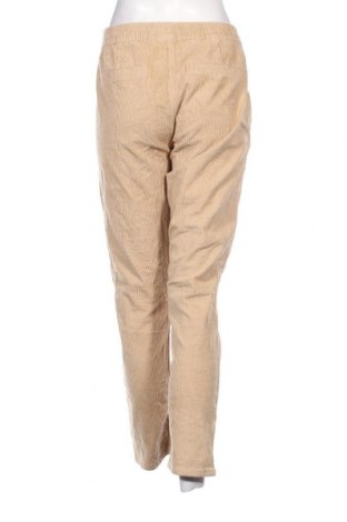 Pantaloni de velvet de femei Up 2 Fashion, Mărime L, Culoare Bej, Preț 33,39 Lei