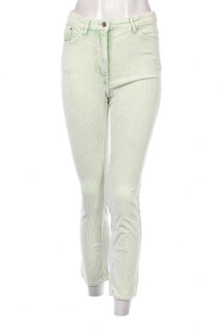 Pantaloni de velvet de femei Weekday, Mărime S, Culoare Verde, Preț 128,78 Lei
