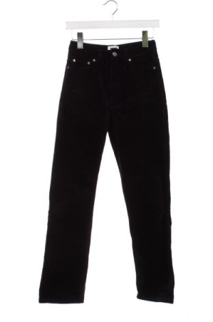 Γυναικείο κοτλέ παντελόνι Weekday, Μέγεθος XS, Χρώμα Μαύρο, Τιμή 2,35 €
