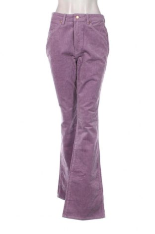 Pantaloni de velvet de femei Wrangler, Mărime S, Culoare Mov, Preț 513,16 Lei