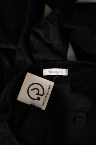 Γυναικείο κοτλέ παντελόνι Yessica, Μέγεθος M, Χρώμα Μαύρο, Τιμή 7,00 €