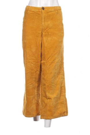 Γυναικείο κοτλέ παντελόνι Yessica, Μέγεθος XL, Χρώμα Κίτρινο, Τιμή 17,94 €