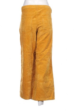 Pantaloni de velvet de femei Yessica, Mărime XL, Culoare Galben, Preț 95,39 Lei