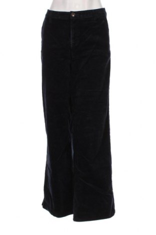 Pantaloni de velvet de femei Yessica, Mărime XL, Culoare Albastru, Preț 95,39 Lei