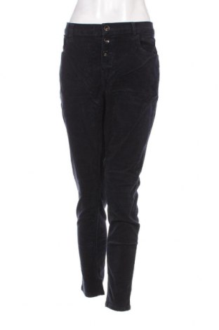 Γυναικείο κοτλέ παντελόνι Yessica, Μέγεθος XL, Χρώμα Μπλέ, Τιμή 6,28 €