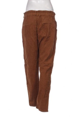 Pantaloni de velvet de femei Zara, Mărime M, Culoare Maro, Preț 88,82 Lei