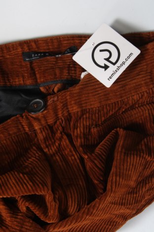 Γυναικείο κοτλέ παντελόνι Zara, Μέγεθος XS, Χρώμα Καφέ, Τιμή 2,34 €