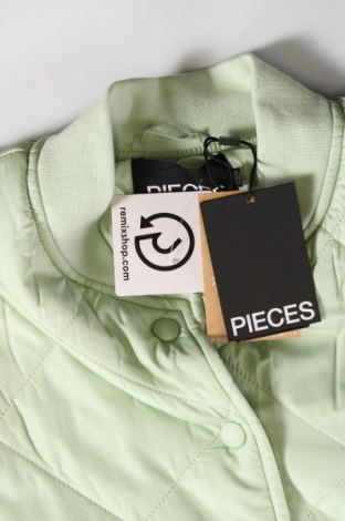 Γυναικείο γιλέκο Pieces, Μέγεθος M, Χρώμα Πράσινο, Τιμή 12,70 €