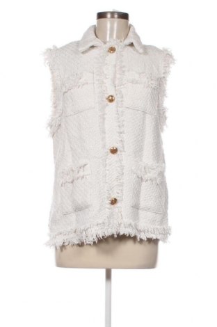 Дамски елек Zara, Размер S, Цвят Бял, Цена 16,20 лв.