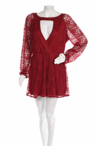 Damen Overall Boohoo, Größe XL, Farbe Rot, Preis 43,14 €