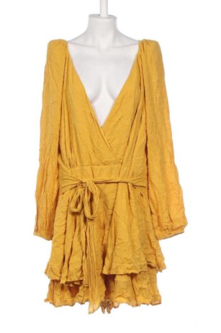Γυναικεία σαλοπέτα Fashion nova, Μέγεθος 3XL, Χρώμα Κίτρινο, Τιμή 13,75 €