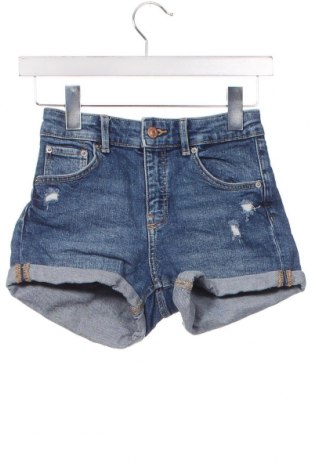 Pantaloni scurți de femei Bershka, Mărime XXS, Culoare Albastru, Preț 62,50 Lei