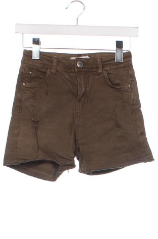 Pantaloni scurți de femei Bershka, Mărime XS, Culoare Verde, Preț 28,80 Lei
