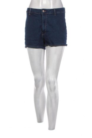 Γυναικείο κοντό παντελόνι Bershka, Μέγεθος L, Χρώμα Μπλέ, Τιμή 5,25 €