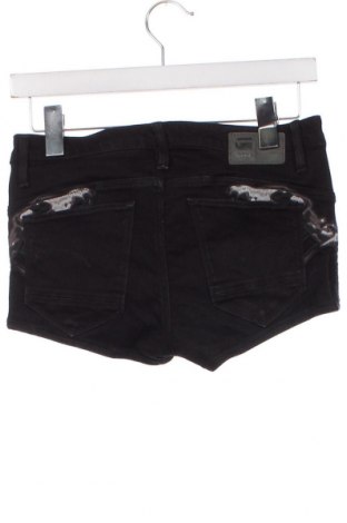 Дамски къс панталон G-Star Raw, Размер XS, Цвят Черен, Цена 29,70 лв.