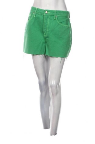 Дамски къс панталон Good American, Размер L, Цвят Зелен, Цена 60,60 лв.