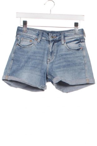 Дамски къс панталон H&M, Размер XS, Цвят Син, Цена 19,00 лв.