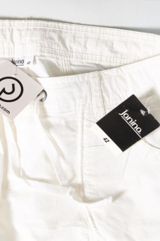 Γυναικείο κοντό παντελόνι Janina, Μέγεθος XL, Χρώμα Λευκό, Τιμή 9,03 €