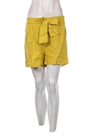 Γυναικείο κοντό παντελόνι Le Jardin du Lin, Μέγεθος S, Χρώμα Κίτρινο, Τιμή 17,86 €