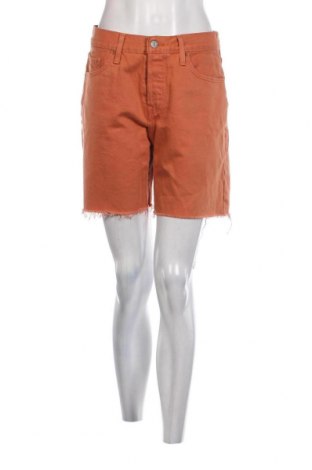 Дамски къс панталон Levi's, Размер M, Цвят Оранжев, Цена 26,89 лв.