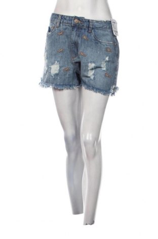 Γυναικείο κοντό παντελόνι Lez A Lez, Μέγεθος L, Χρώμα Μπλέ, Τιμή 19,85 €