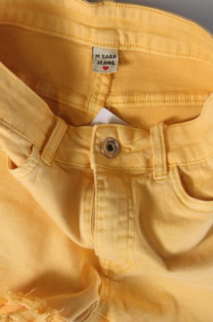 Дамски къс панталон M.Sara, Размер S, Цвят Жълт, Цена 9,69 лв.