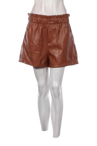 Γυναικείο κοντό παντελόνι Pull&Bear, Μέγεθος L, Χρώμα Καφέ, Τιμή 10,93 €