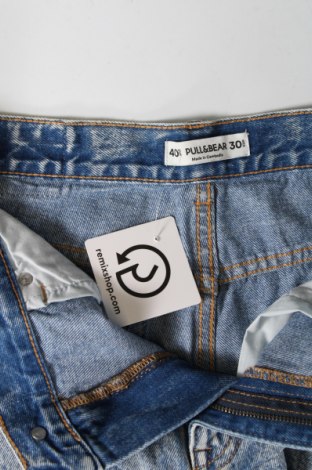Pantaloni scurți de femei Pull&Bear, Mărime M, Culoare Albastru, Preț 49,87 Lei