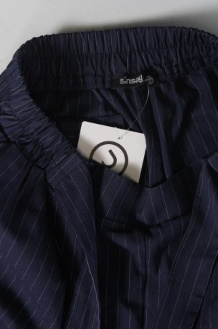 Дамски къс панталон Sinsay, Размер XS, Цвят Син, Цена 19,00 лв.
